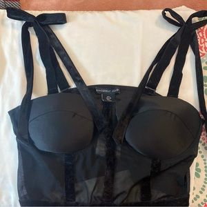 Sincerely Jules black crop top